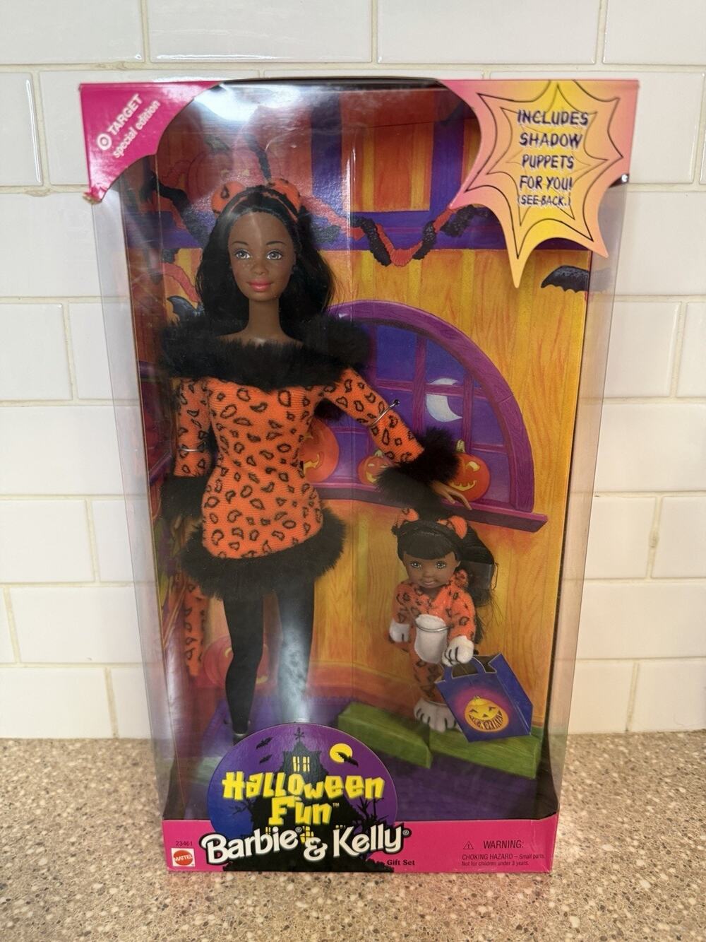 Halloween Fun Barbie Kelly African American Target Special Edition Doll Set NIB